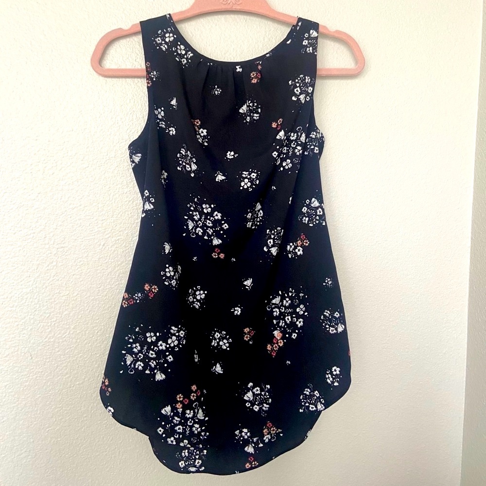 CAbi Black Misty Top